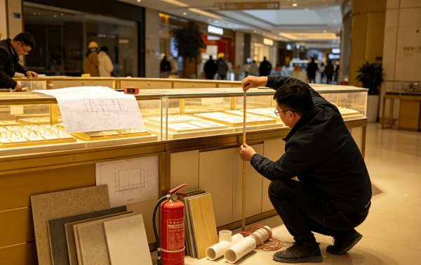 商场珠宝专柜能定做展柜吗？定制、安装与验收全解析