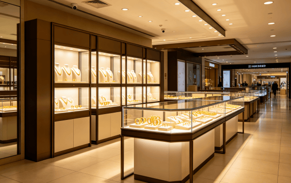 珠宝展柜定制好,还是直接买成品展柜好?适用场景详解 珠宝展柜定制好,还是直接买成品展柜好?适用场景详解