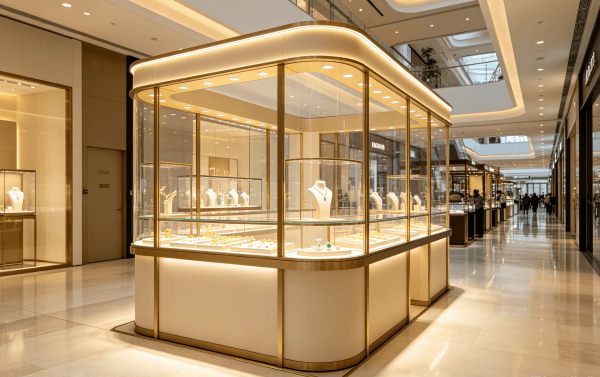 珠宝店展柜怎么选？四大门店场景精准匹配方案
